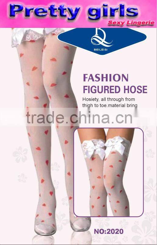 hot sale sexy black and red stocking m1387