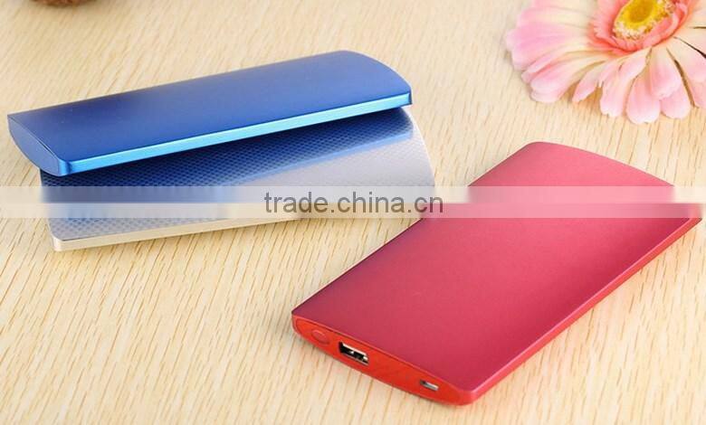 2016 Aluminum Comfortable Handle Excellent Design 6000mAh Power Bank Housing