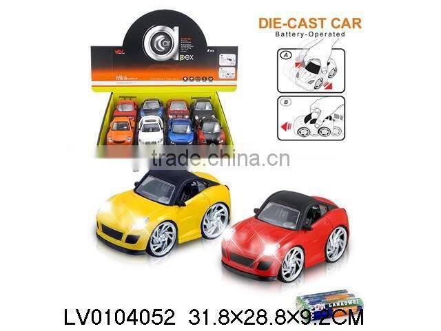 bo car with light and music for collection