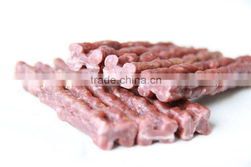 freeze dried food (dog treats beef stick shaped bone)