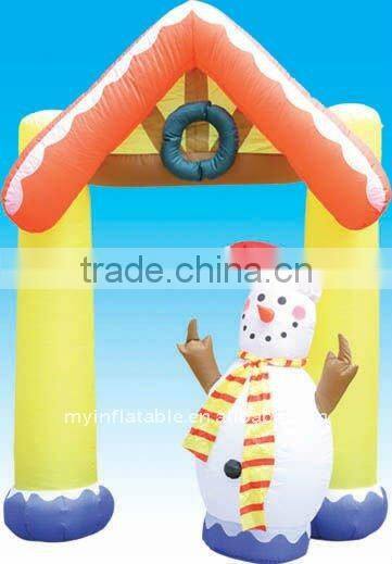 Inflatable snowman Christmas decoration