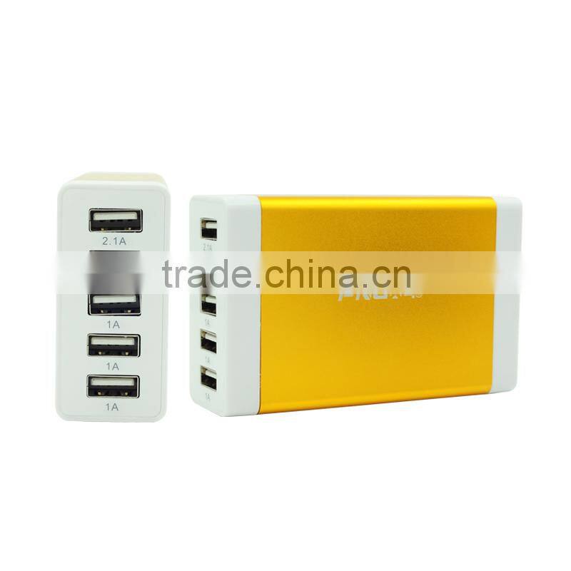 Wholesale 5V 2.1A+1A Universal Portable Dual USB Travel Charger Adapter For All Mobile Device
