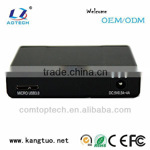 manufacturer 4 port usb hub 3.0 with Aluminum black