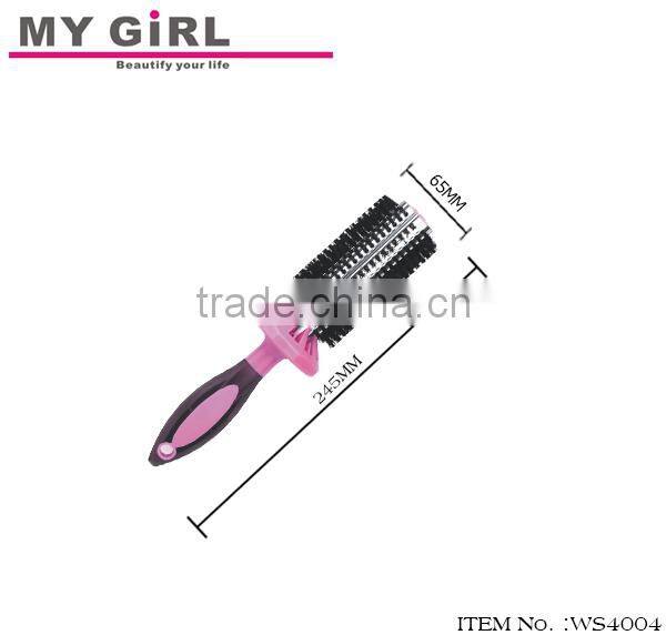 MY GIRL Top Quality Soft Bristle Easy-Grip Handle Round Tangled Magic Hairbrush