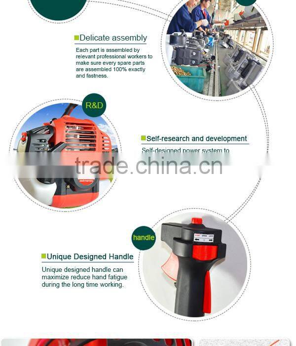 33cc shoulder or backpack brush cutter with CE certificated
