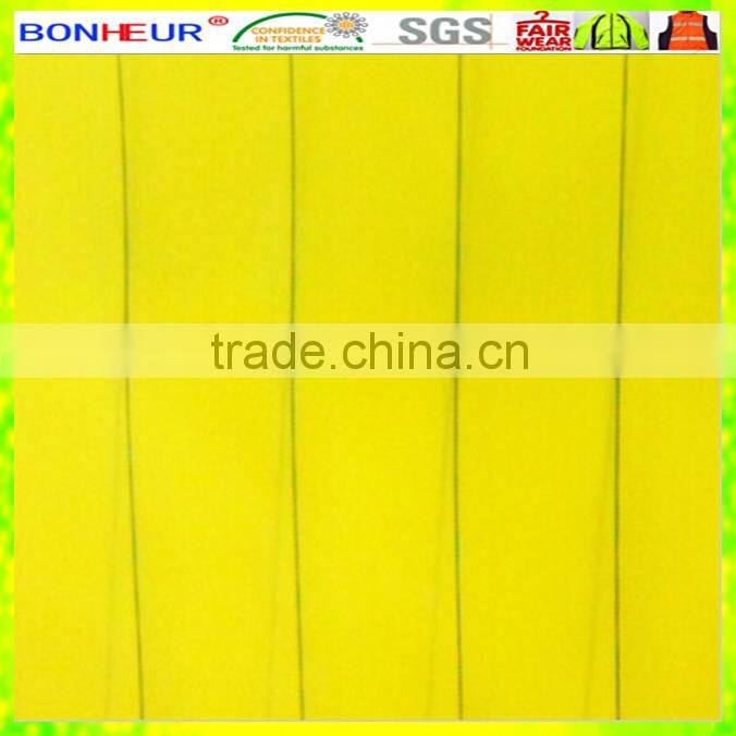 fluorescent poly/cotton fabric/antistatic fabric for safety vest(TPC600)