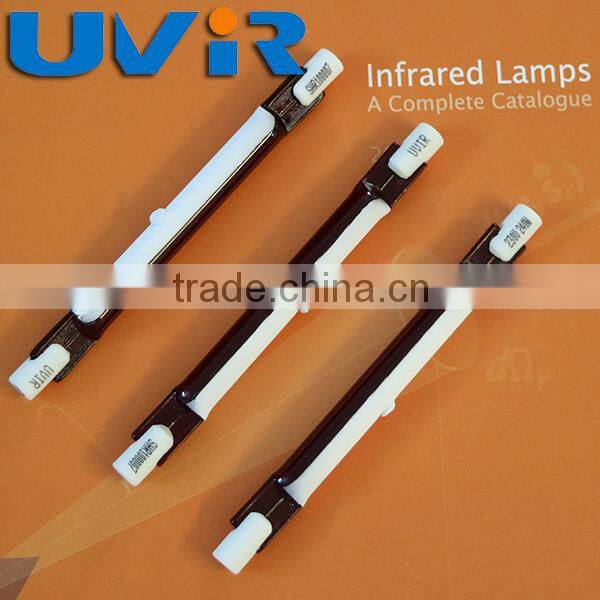 quartz single tube ruby halogen lamp 220V 550W 1500w