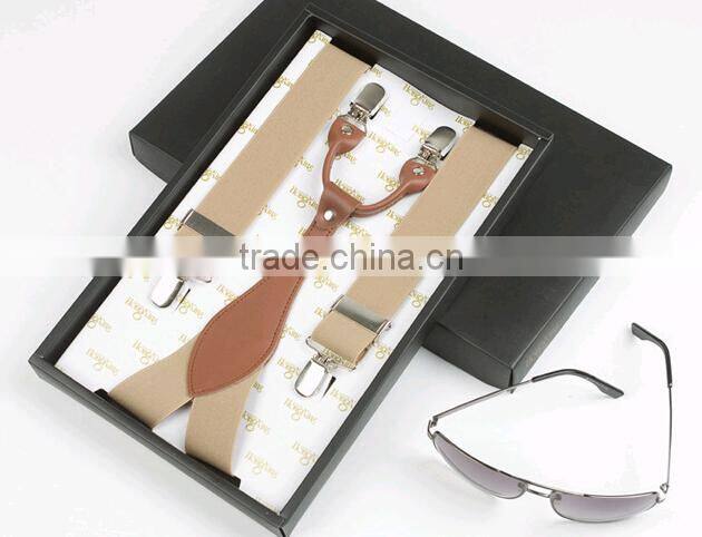 2014 Y-Back 1 Inch Wide Striped Business Mens Suspenders Wholesale