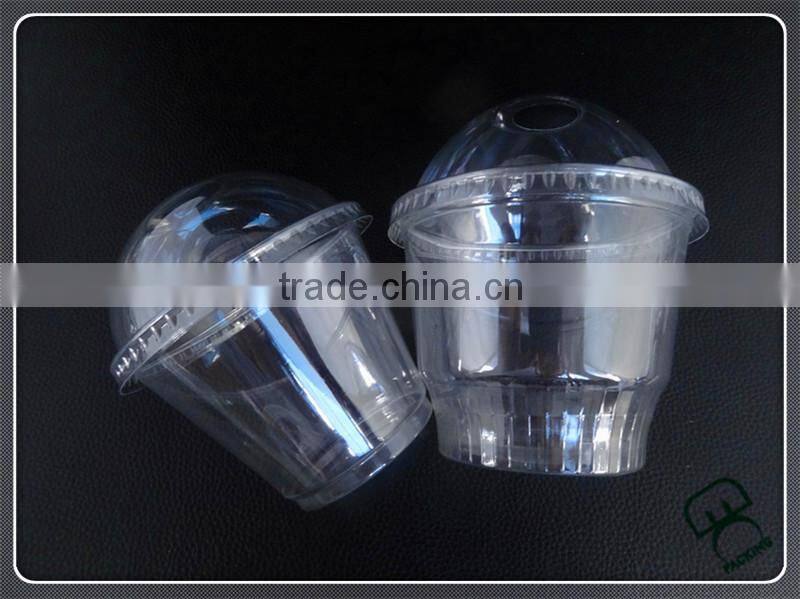 Disposable PET 5oz,8oz,10oz,12 oz Plastic Ice Cream Cup With Lid