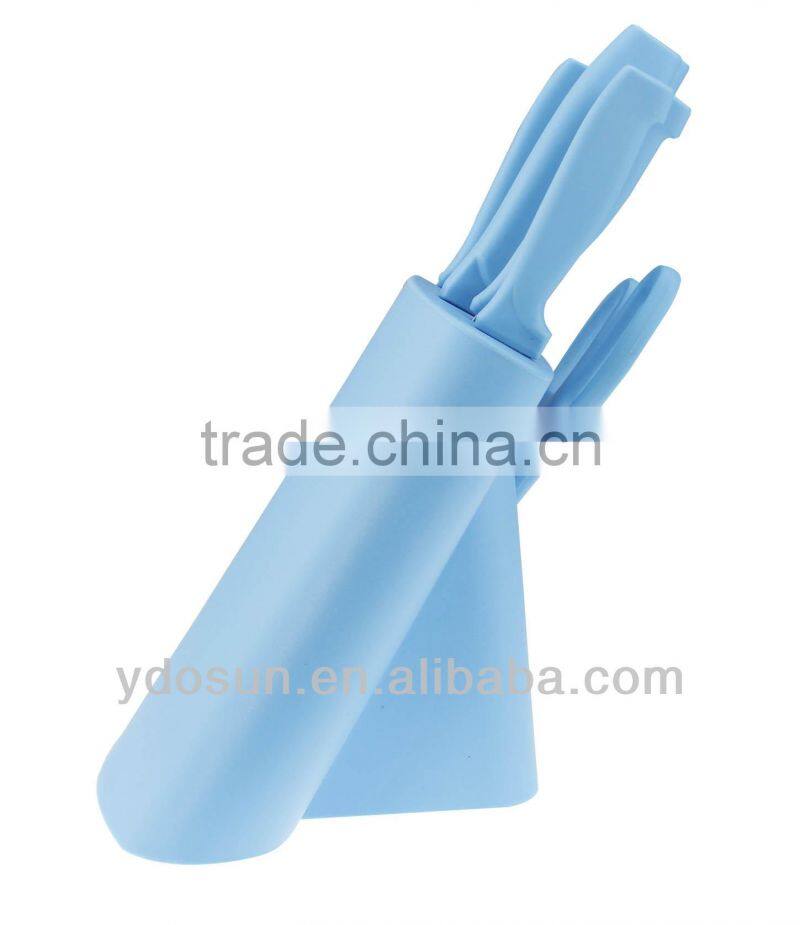 Stainless steel 6pcs kitchen knife set modern