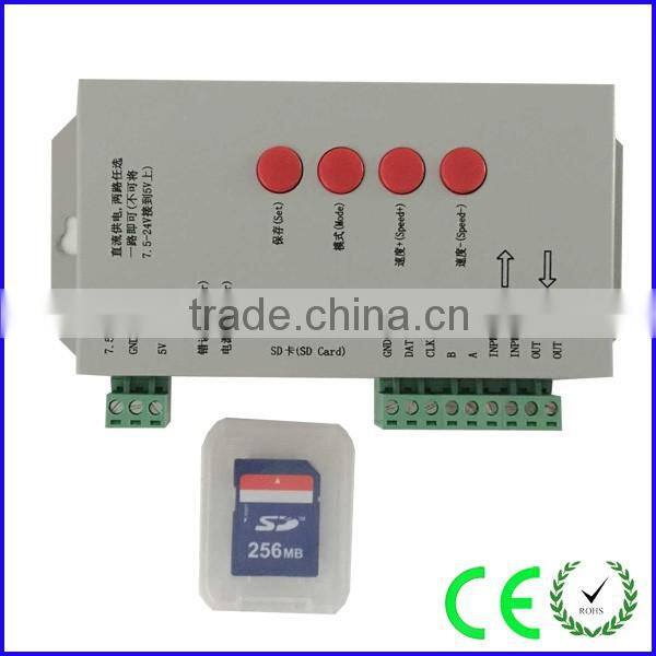 dc5-24v 2048 pixel t1000 led christmas light controller
