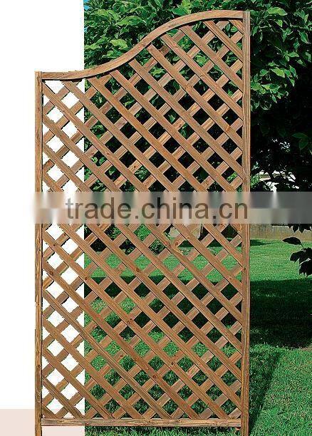 Wooden garden trellis