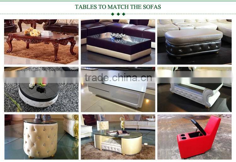 Buttoned crystal PU leather simple dressing table designs