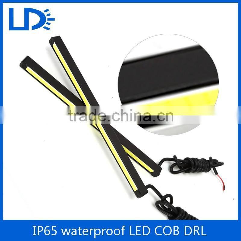 Hottest super brightness led cob strip 12V cob car drl led cob 16cm drl driving light