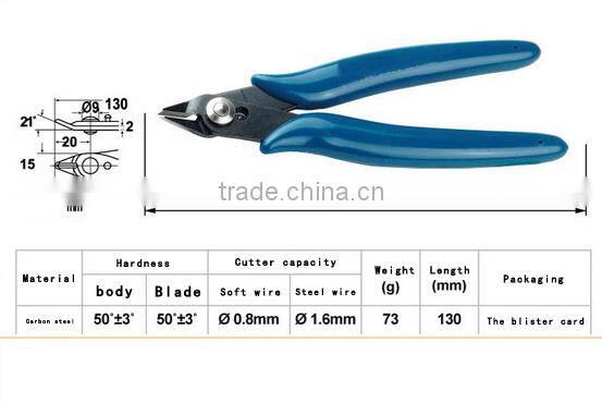 flush plastic pliers Chrome vanadium mini end cutting pliers supplier