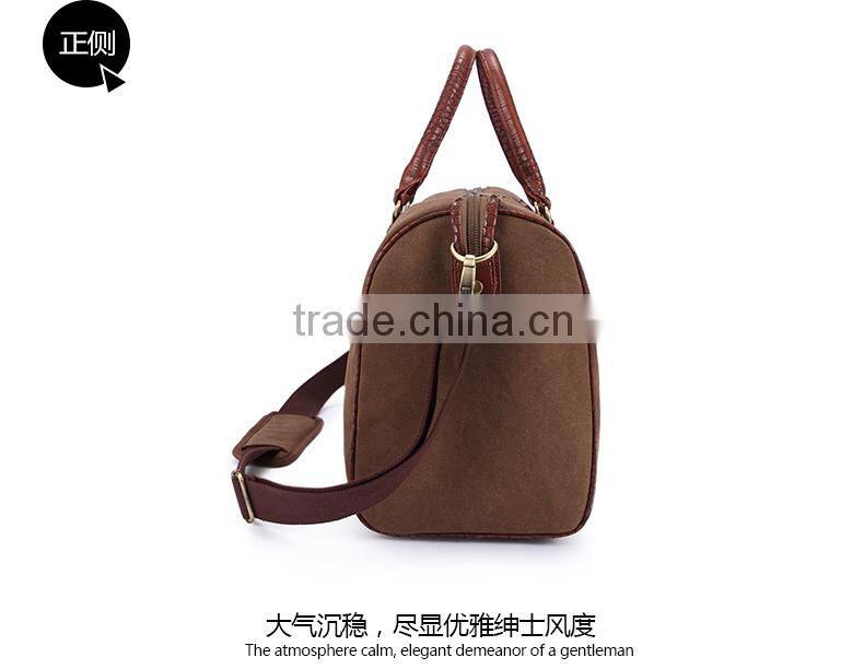 Feshion travel Bag, canvas leather bag ,luggage Bag, Messager Bag Tote