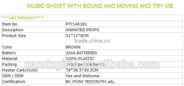 Halloween decoration MUSIC GHOST WITH SOUND AND MOVING AND TRY ME