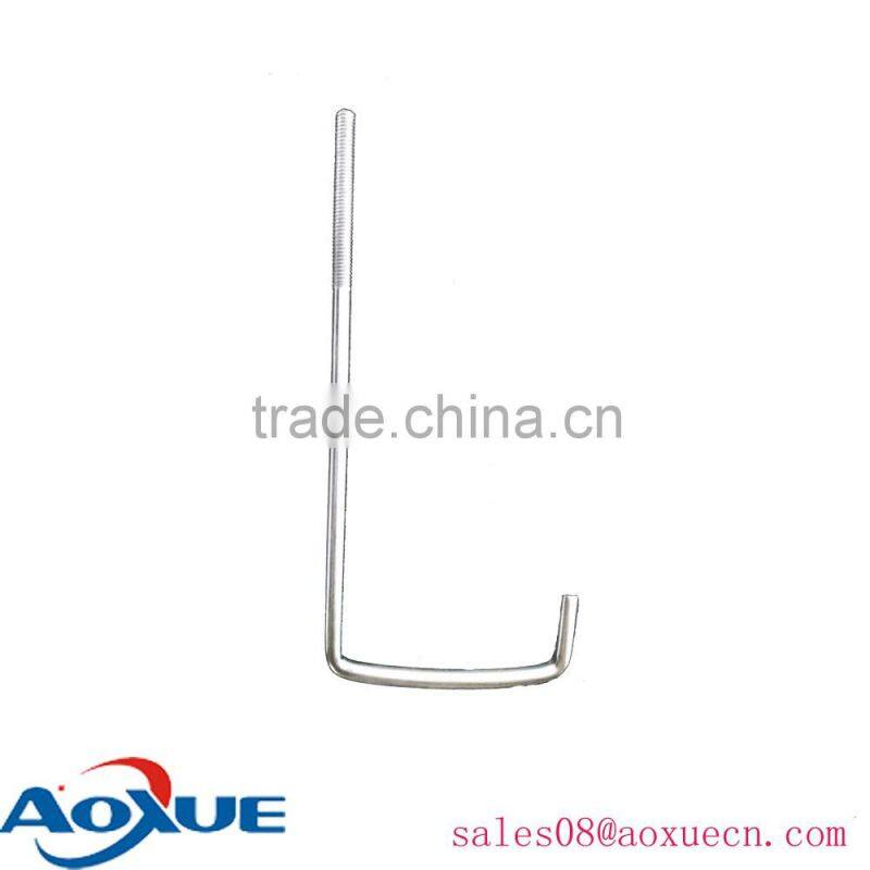 Metal carbon steel anchor bolts,zinc finish