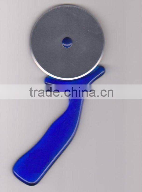 pizza blade, pizza tools,pizza cutter, pizza knife with plastic handle
