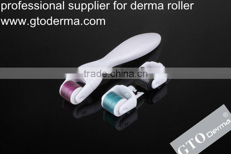 Looking for distributors,2013 newest microneedle roller,GTO brand derma roller,face massage roller,CE approved