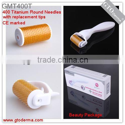 GTO400 needles face body derma roller micro needle roller sin roller