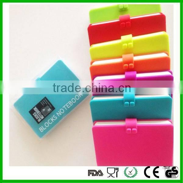 Wholesale cheap silicone paper notebooks blocks notebook