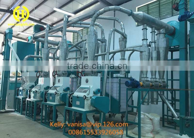 Kenya Zambia 20Ton Per Day Maize Posho Mill For Sale