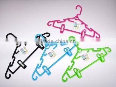 Seven Hanger 1P Rotary Hook Clothes Hanger with Clips Plastic