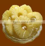 Canned pineapple slices in tins 30oz (850ml) - Yellow color, best quality!