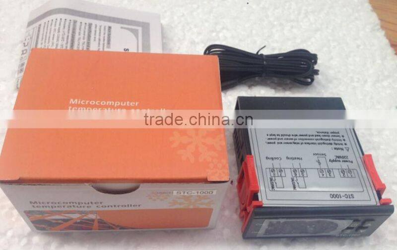 STC-1000 Two Relay Output AC DC 12V/10A Digital Temperature Controller Thermostat Cooling and Heating with 1m NTC sensor