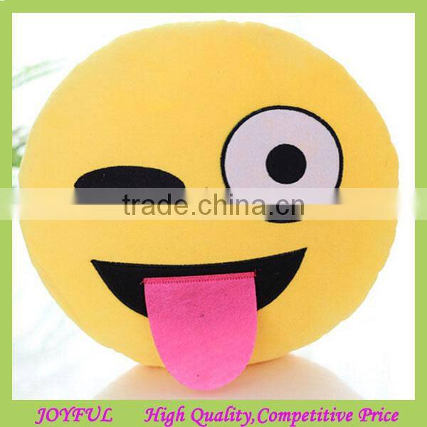 New soft pp cotton custom whatsapp emoji pillow