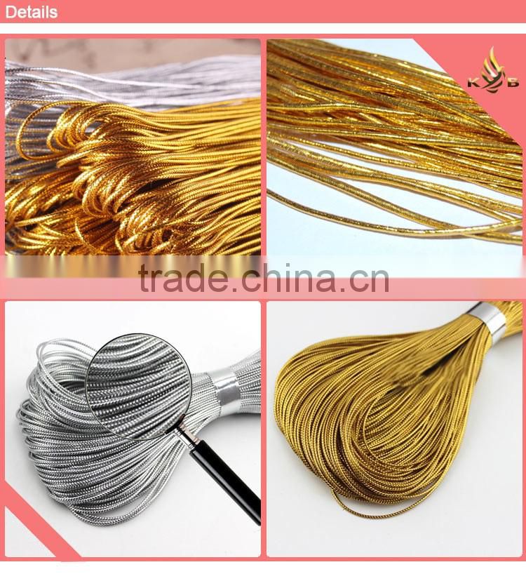 Bag cute decoration wholesale 1mm metallic cord