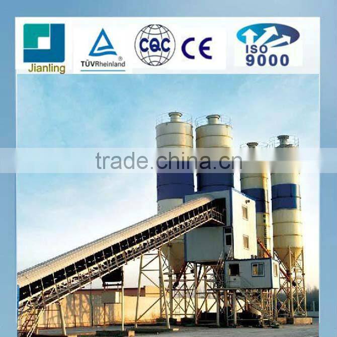 China made 50m3/h stationary HZS50 concrete mixing plant for sale with good quality