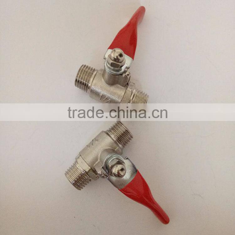 npt pneumatic cheap small mini brass ball valve for water air oil and gas brass ball valve