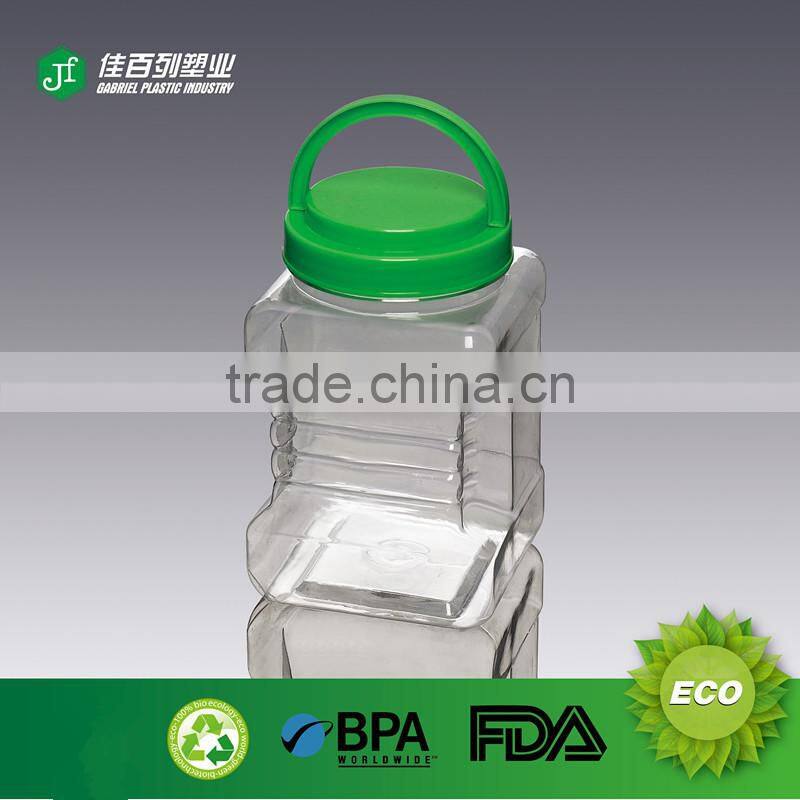 930ml handle lid plastic mason jars wholesale