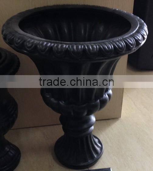 Custom plastic flower pot Various Size Flowerpot Garden Pots Plante HDPE,Artificial metal