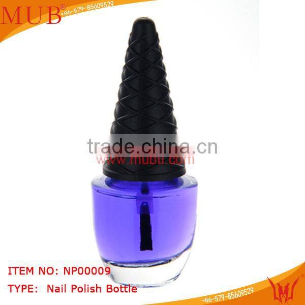 square glass nail polish bottle 12ml