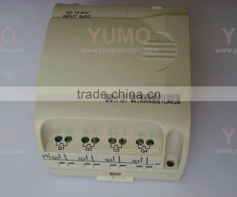 6 points DC input (analog), 4 points transistor output PLC without Programmable Intelligent Logic Controlle LCD Controller