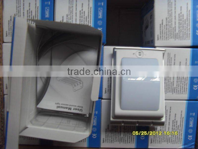 16 LED Sound Sensor Solar Light Outdoor light wall light garden lamp led light