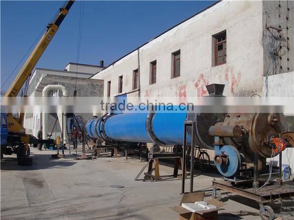 High Capacity Wood Chips Sawdust Rotary Dryer for sale