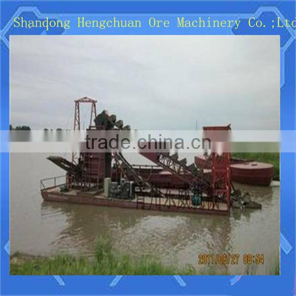 Sand gold Excavating Bucket Dredger Ship