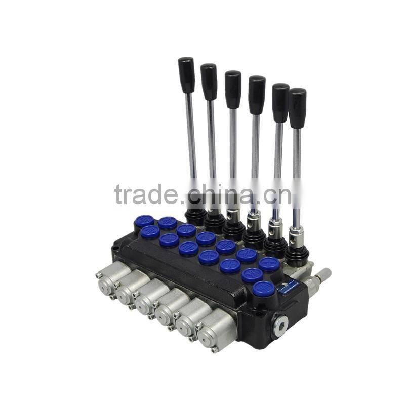 Corn harvester overall multi - way valve