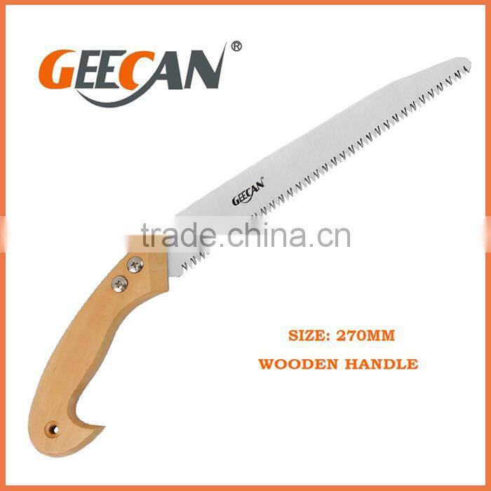 high carbon steel wooden handle manual saw