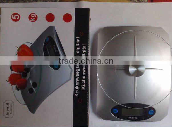 High perision Digital kitchen scale glass food weight apparatus