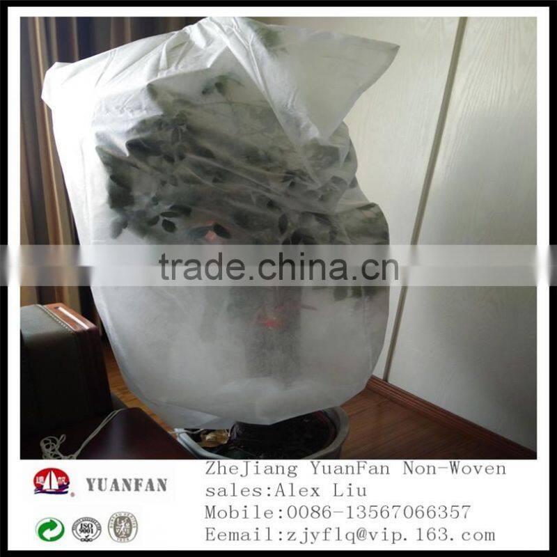 30gsm 80cm*100cm 60cm*80cm 120cm*180cm Non-woven plant cover have the rope