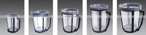 plastic flexible paint mixing cup with holder