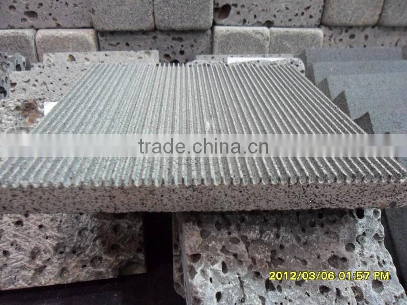 Exterior flooring stone lava stone for sale