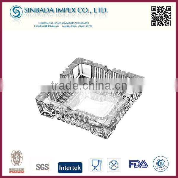 Household&Office KTG7116-4 Glass Portable Cigarette Ash tray