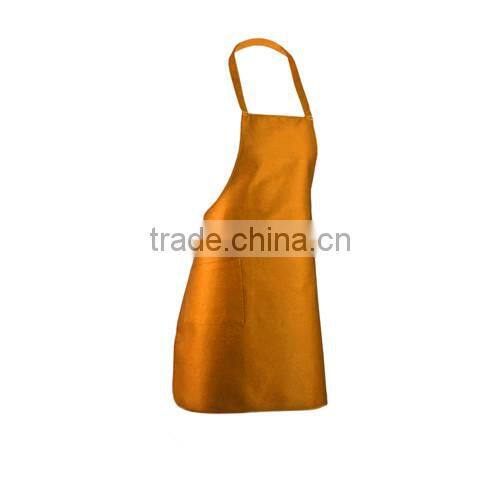 fashion polyester material kitchen apron with front pocket