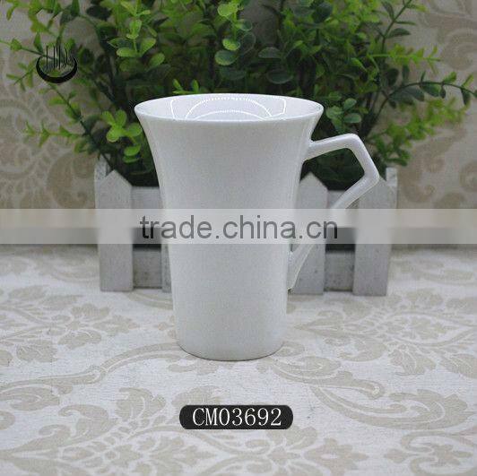 Cheap white ceramic mugs bulk wholesale,simple style porcelain mug stoneware mug